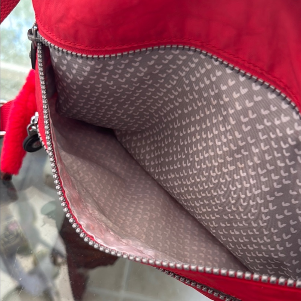 Kipling Red Crossbody Bag - Picture 8 of 15